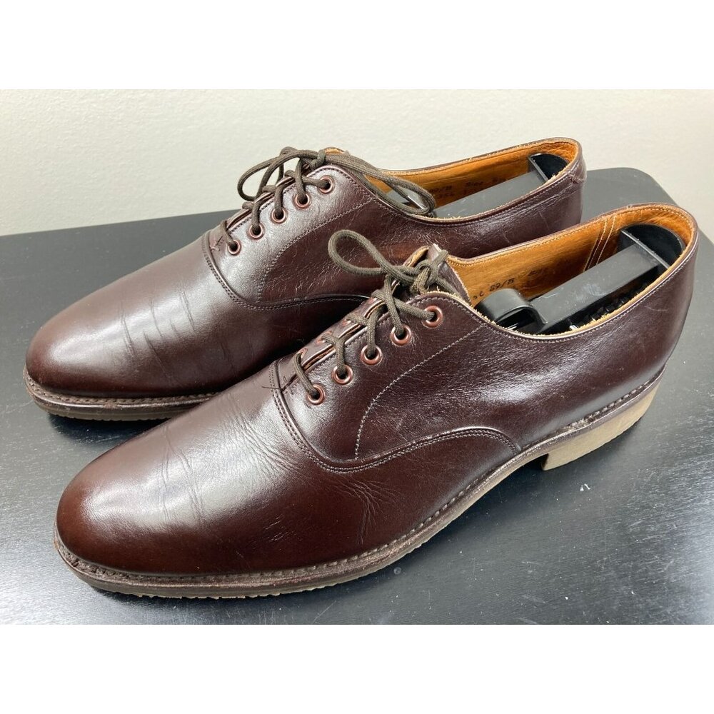 Paul Stuart Brown Leather *Handmade* Oxfords 8 1/2
